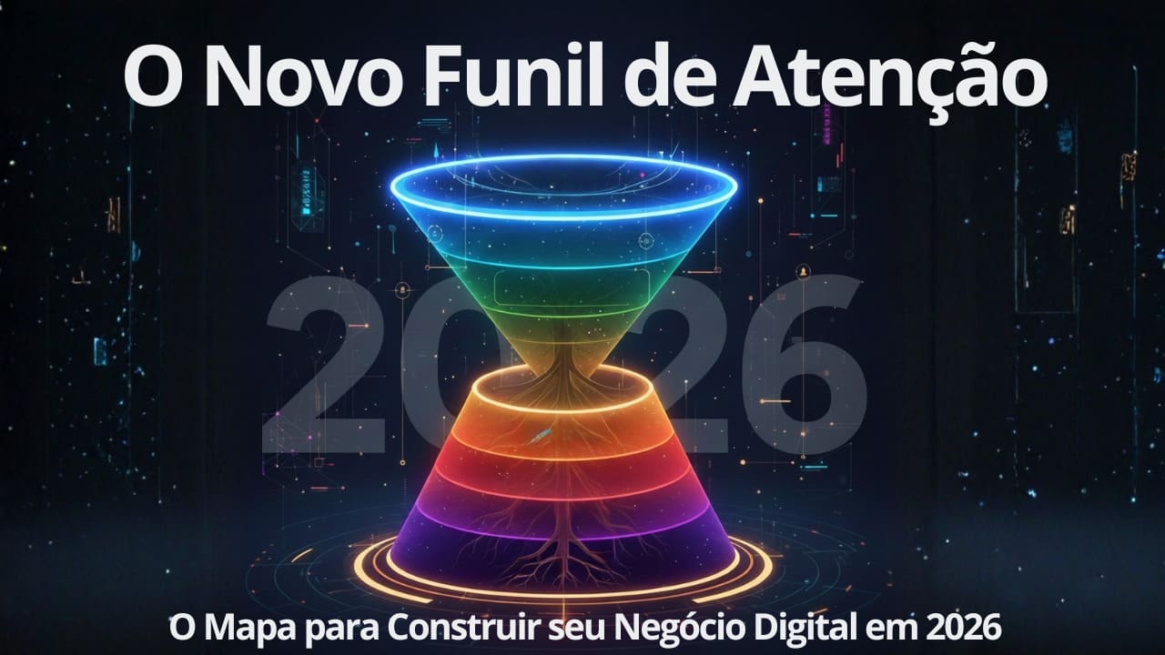 O Novo Funil de Atenção: O Mapa para Construir seu Negócio Digital em 2026