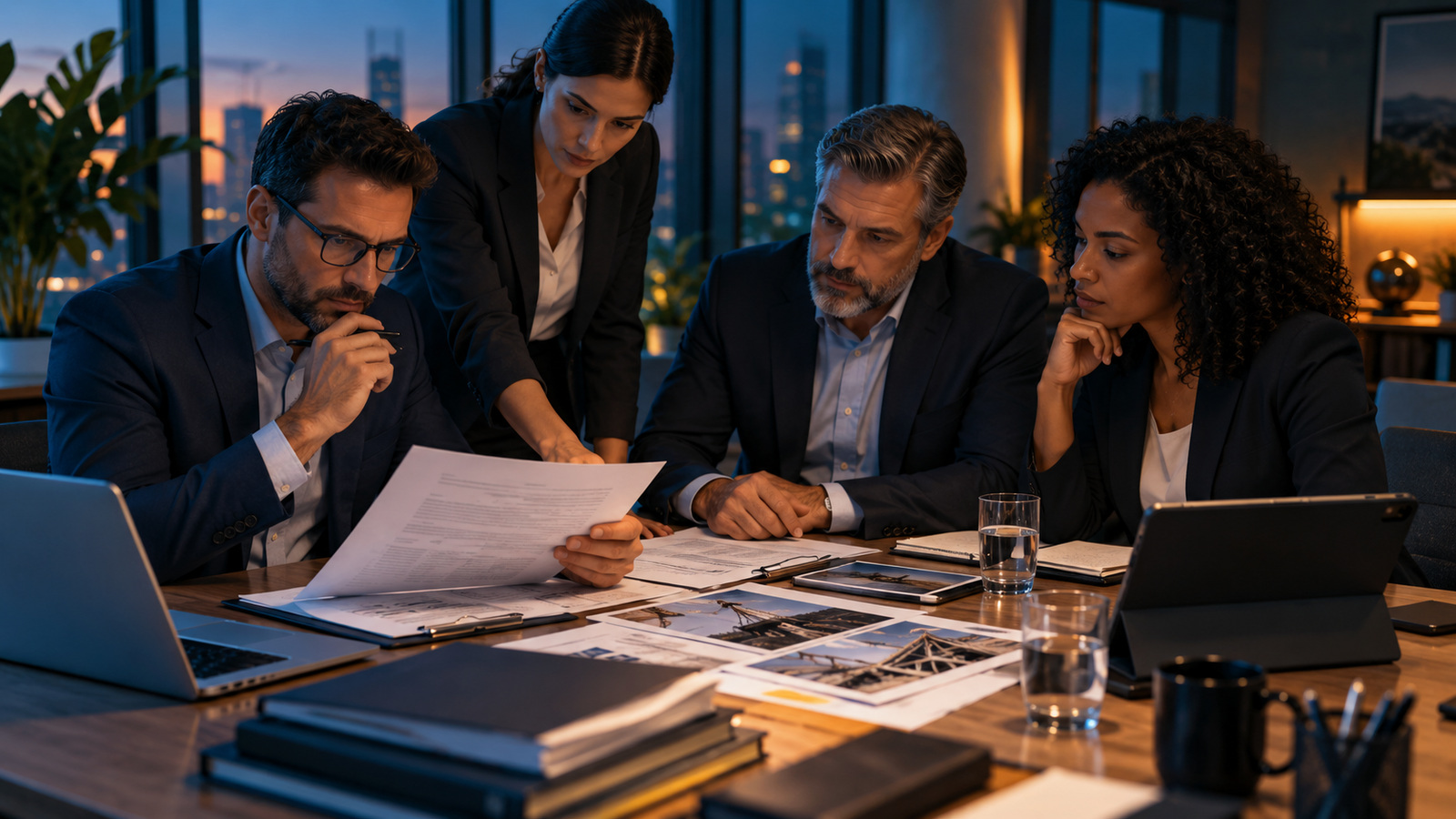 Equipe revisa documentos e informações empresariais para manter precisão e confiança nas respostas de IA.